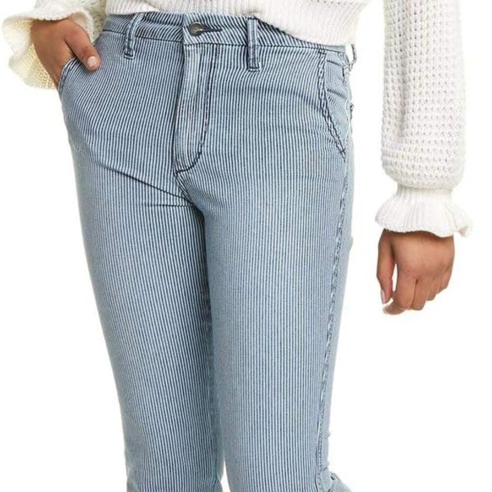 Joe's Jeans Slim Kick Trousers in Hickory Stripe size 26